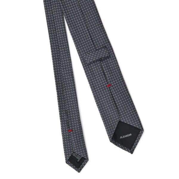 Jil Sander Gray Silk Ties & Bowty – Image 2