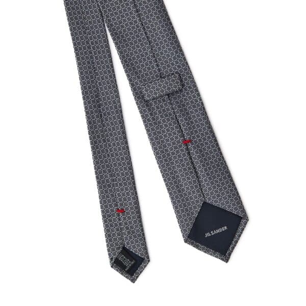 Jil Sander Gray Silk Ties & Bowty – Image 2
