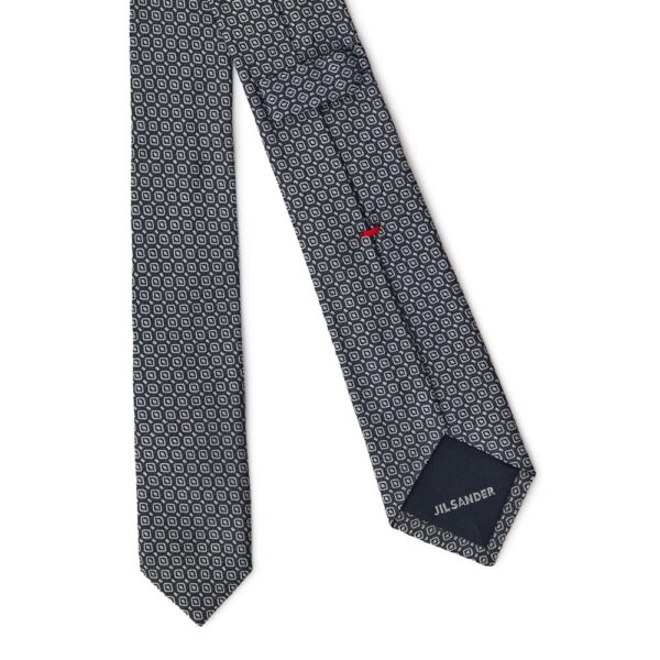 Jil Sander Gray Silk Ties & Bowty – Image 2
