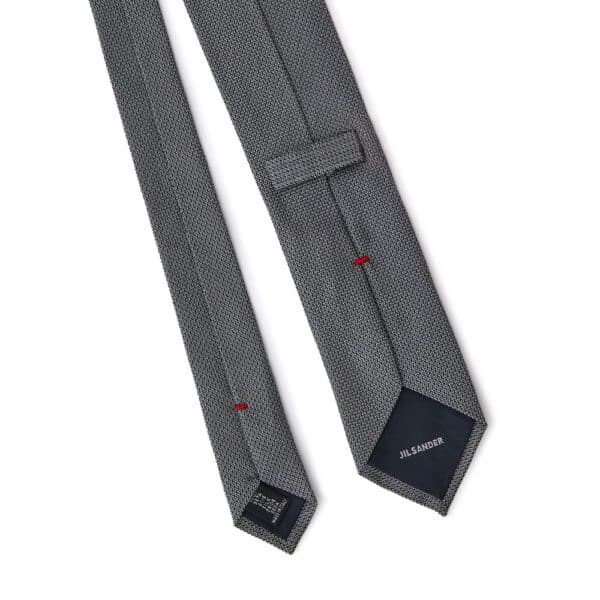 Jil Sander Gray Silk Ties & Bowty – Image 2