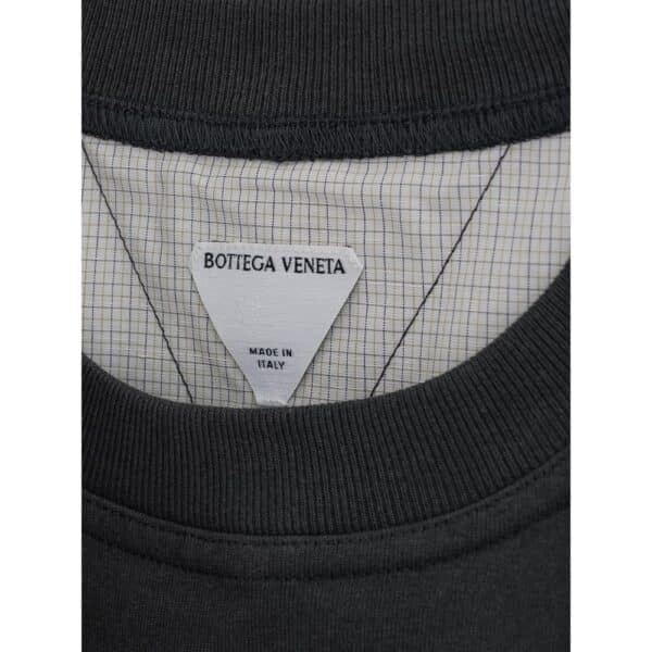 Bottega Veneta Gray Cotton T-Shirt – Image 4