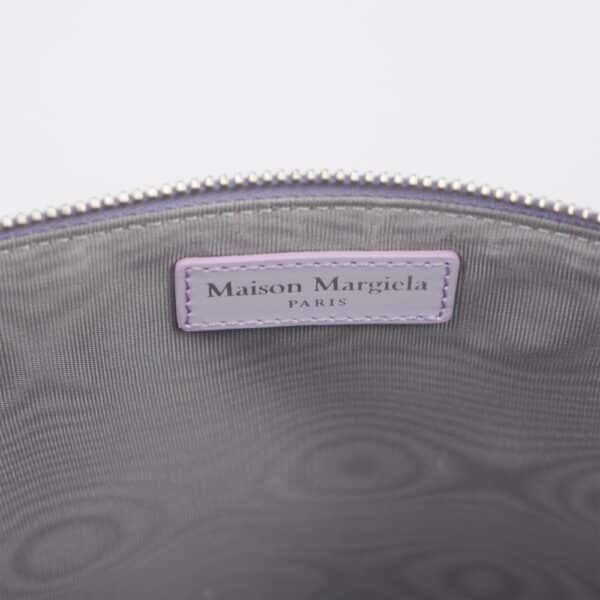 Maison Margiela Purple Calfskin Clutch Bag – Image 3
