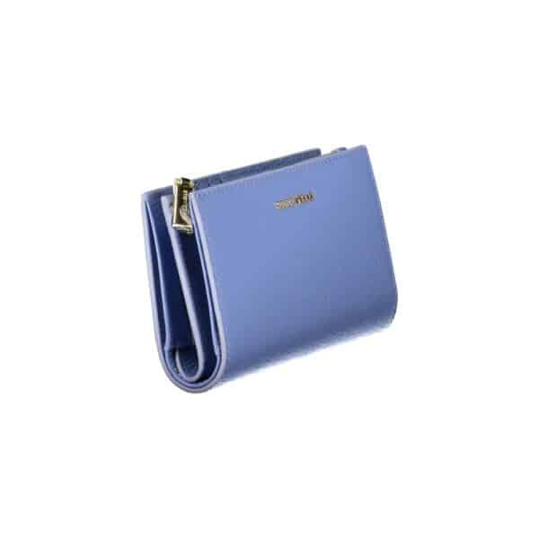 Coccinelle Light Blue Leather Women Wallet – Image 3