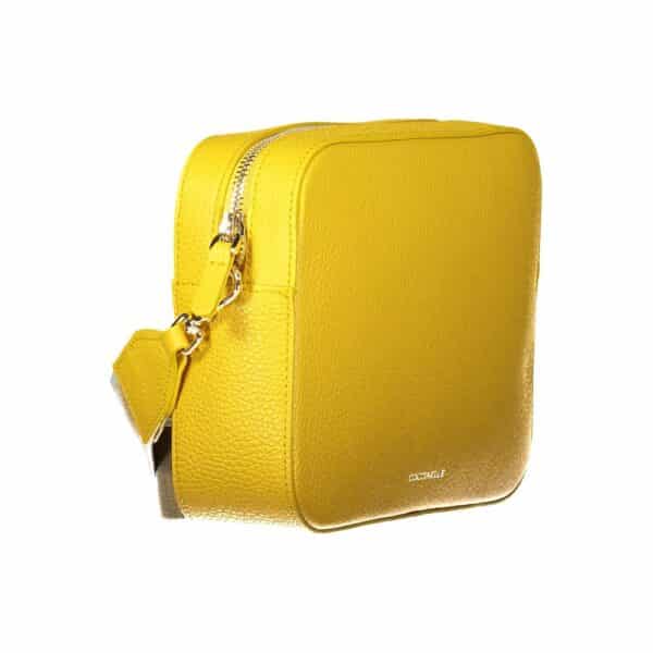 Coccinelle Yellow Leather Women Handbag – Image 3