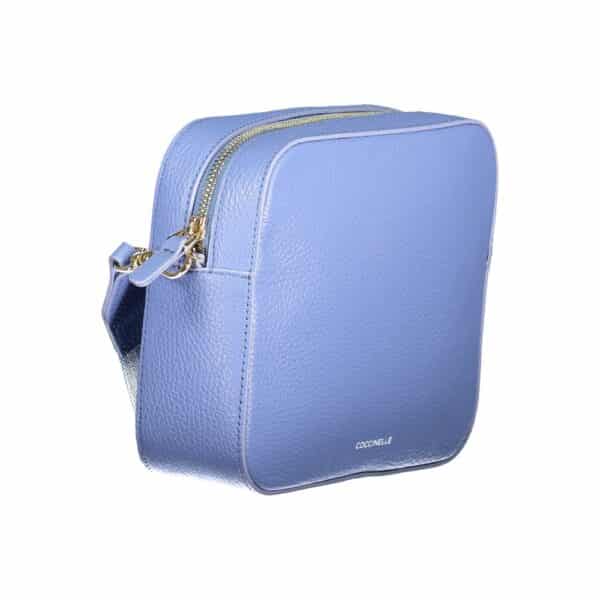 Coccinelle Light Blue Leather Women Handbag – Image 3