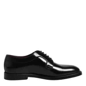Dolce & Gabbana Black Leather Lace Up Derby Dress Formal Shoes