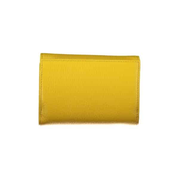 Coccinelle Yellow Leather Wallet – Image 2