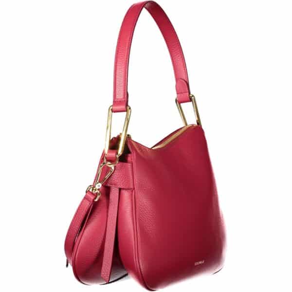 Coccinelle Red Leather Handbag – Image 3