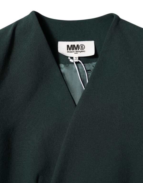 Maison Margiela Green Single Breasted One Button Coat Jacket – Image 7