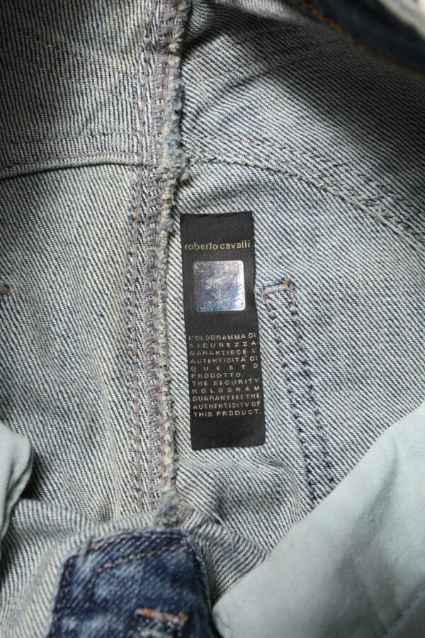 Just Cavalli Blue Washed Straight Fit Men Denim Jeans – Image 5