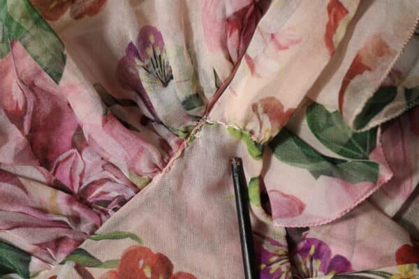 Dolce & Gabbana Pink Floral Print Tiered Long Maxi Dress – Image 8