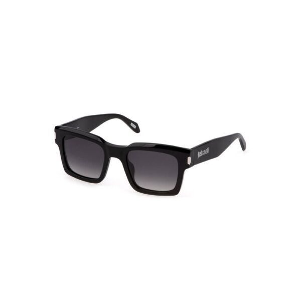 Lunettes de soleil noires avec verres dégradés.