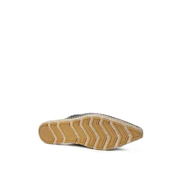 Bottega Veneta Green Leather Espadrille – Image 4