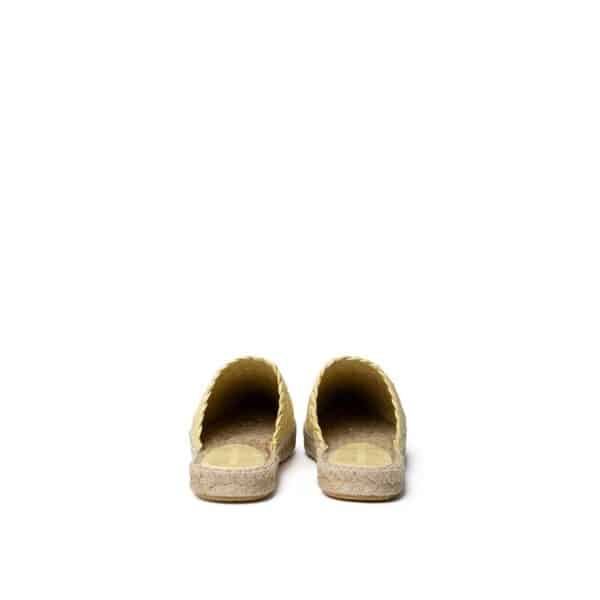 Bottega Veneta Yellow Leather Espadrille – Image 3