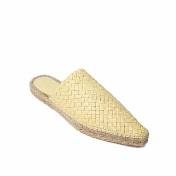 Bottega Veneta Yellow Leather Espadrille – Image 5