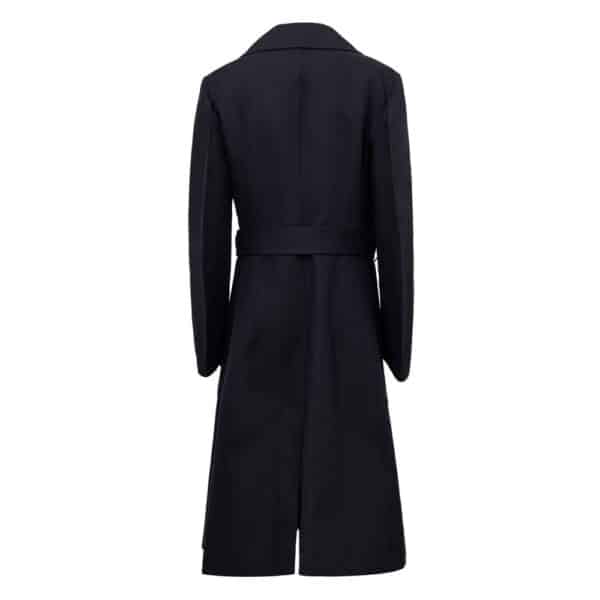 Bottega Veneta Blue Cotton Trench Coat – Image 2
