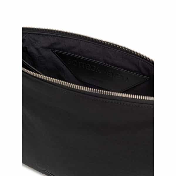 Bottega Veneta Black Nylon Clutch Bag – Image 6