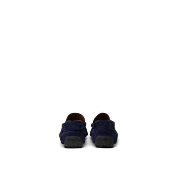 Bally Blue Leather Moccassin – Image 3