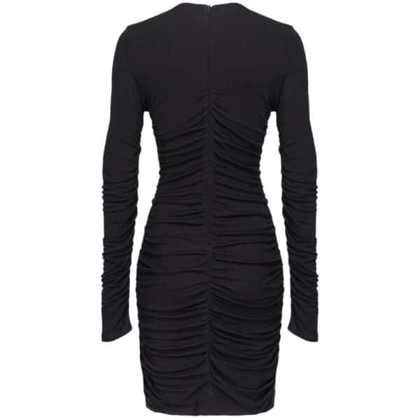 PINKO Black Nylon Dress – Image 2