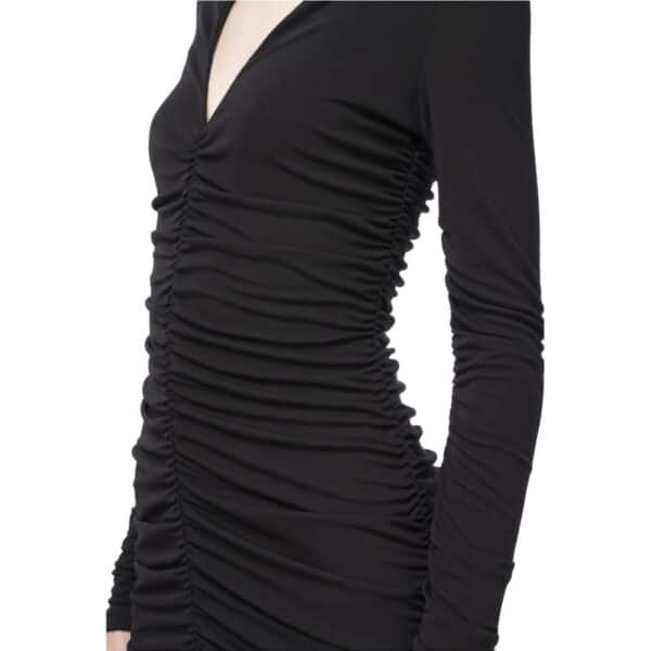PINKO Black Nylon Dress – Image 3