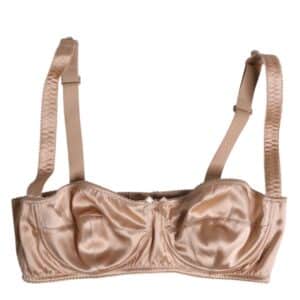 Dolce & Gabbana Pale Pink Underwired Balconette Bra Underwear