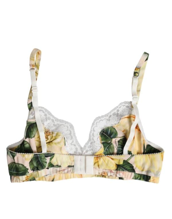 Dolce & Gabbana Multicolor Floral Print Non Wire Bra Underwear – Image 4