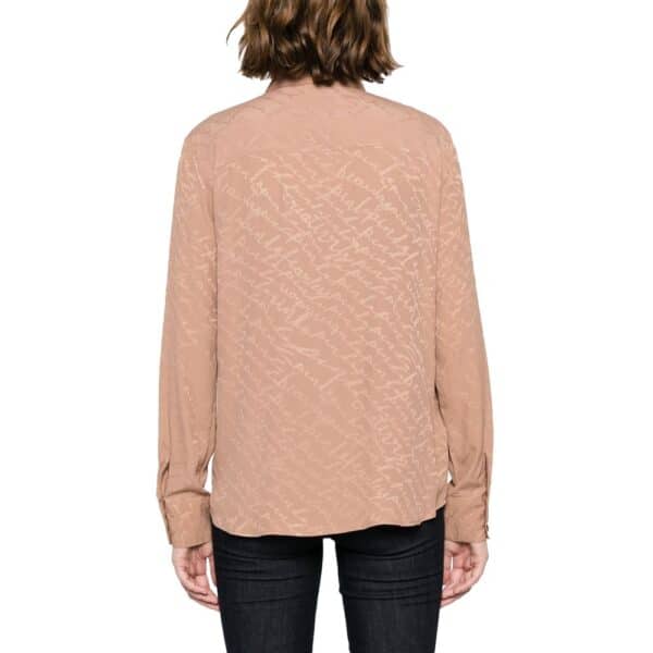 PINKO Beige Silk Women Shirt – Image 2