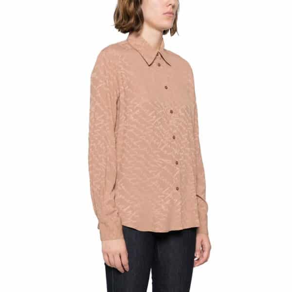 PINKO Beige Silk Women Shirt – Image 3