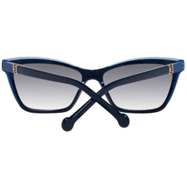 Lunettes de soleil élégantes de couleur bleu foncé.
