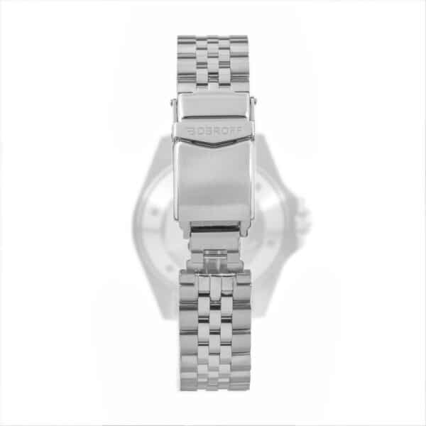 Bobroff Silver Stainless Steel Watch – Image 3