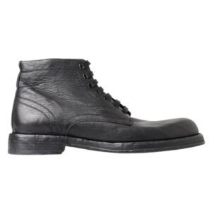Dolce & Gabbana Black Leather Boot
