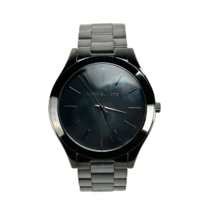 Michael Kors Slim Runway Gun Metal Stainless Steel Watch MK3413
