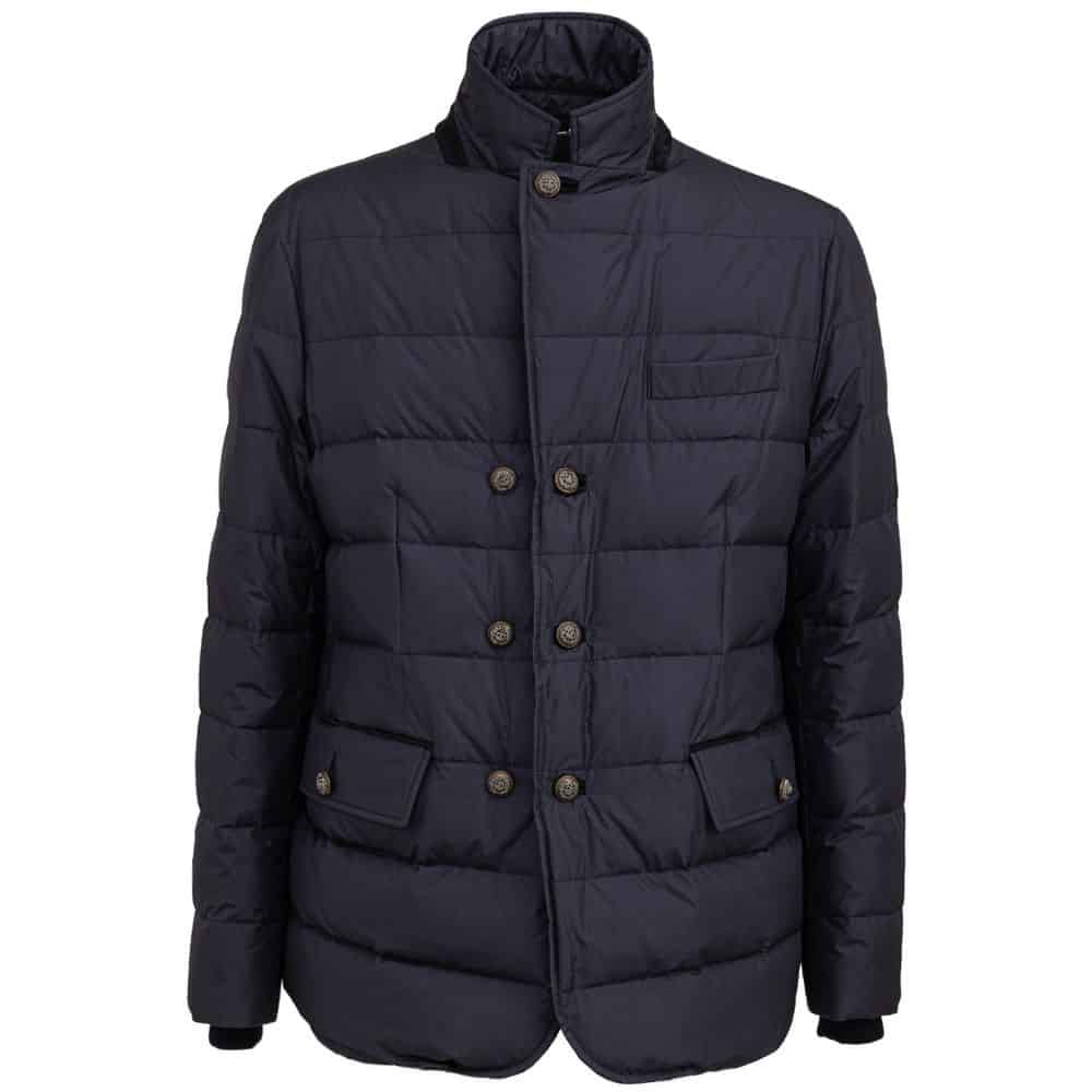 Dolce & Gabbana Blue Polyester Jackets & Coat