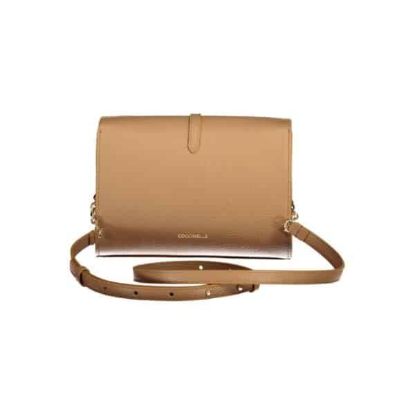 Coccinelle Brown Leather Handbag – Image 2