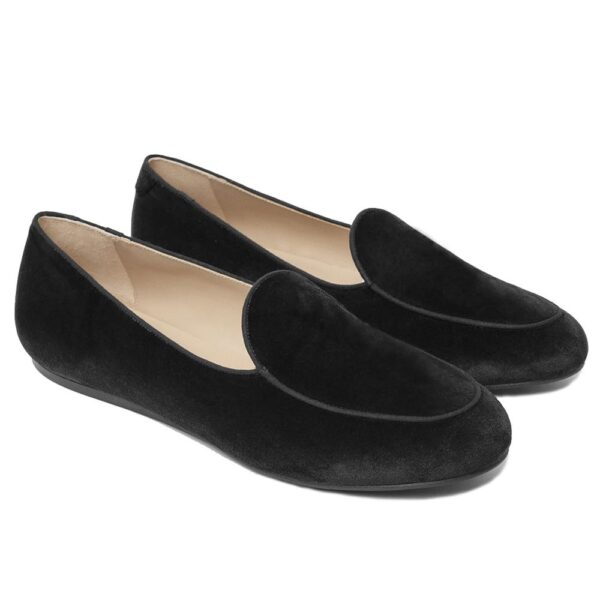 Charles Philip Black Velvet Loafer – Image 2