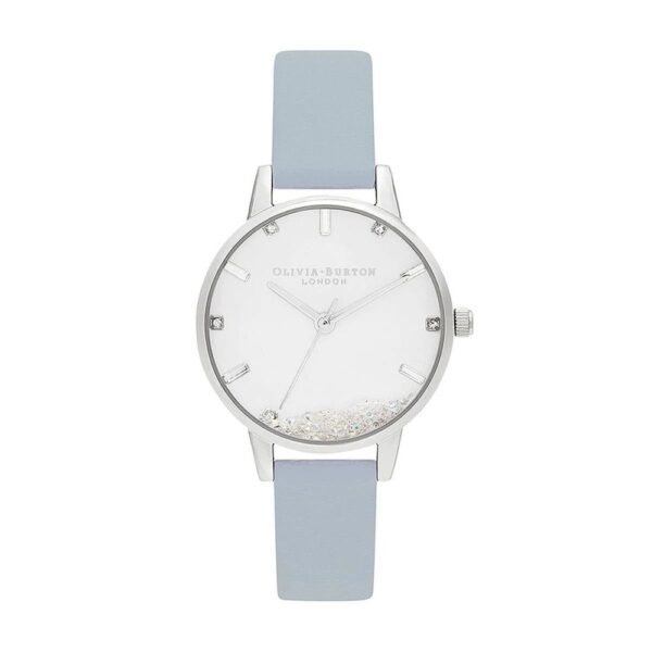 Olivia Burton Blue Artificial Leather Watch