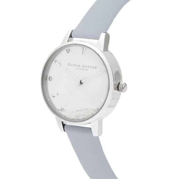 Olivia Burton Blue Artificial Leather Watch – Image 2