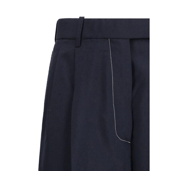 Thom Browne White stitching wool Pants – Image 3