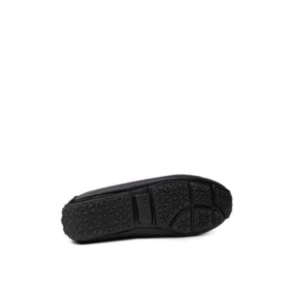 Bally Black Leather Moccassin – Image 4