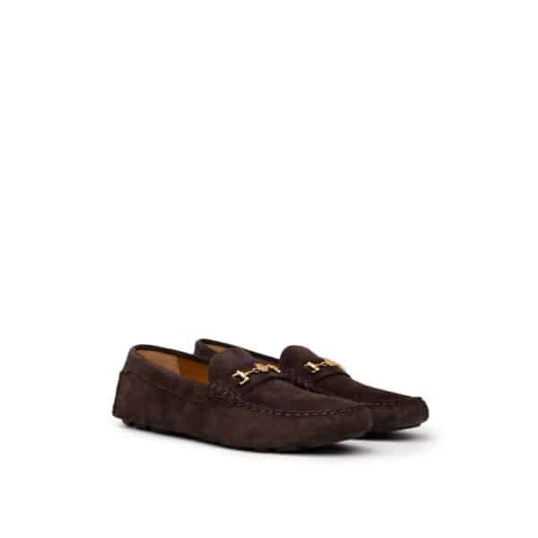 Bally Brown Leather Moccassin – Image 2