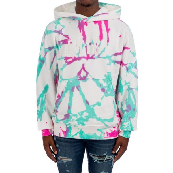 Amiri Logo Tie-Dye Hoodie Sweatshirt – Image 2