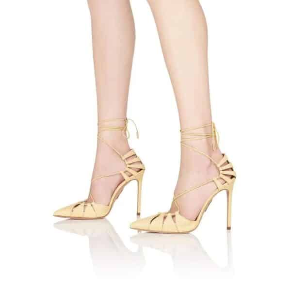 Aquazzura Aquazzurra Bellissima Woven Raffia Stiletto Sandals – Image 4