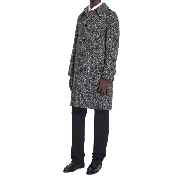 Celine Céline Camden Wool Tweed Coat – Image 2
