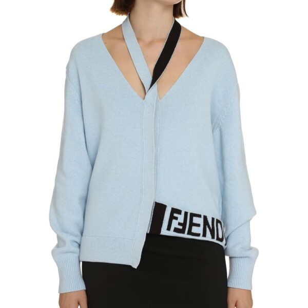 Fendi Wool And Cashmere Cardigan – Image 2