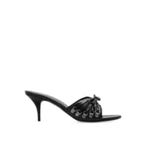 Balenciaga Cagole 70 Leather Sandals
