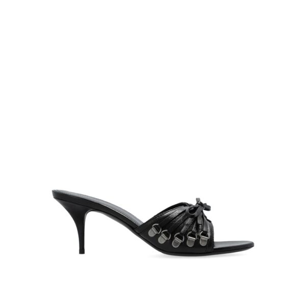 Balenciaga Cagole 70 Leather Sandals