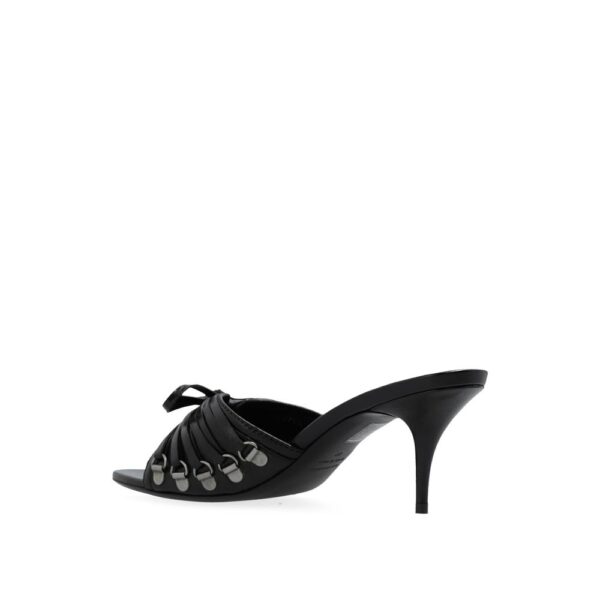 Balenciaga Cagole 70 Leather Sandals – Image 3