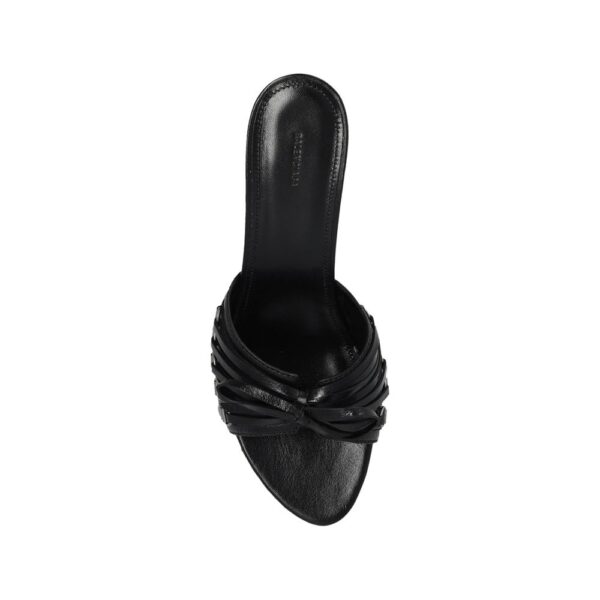 Balenciaga Cagole 70 Leather Sandals – Image 4