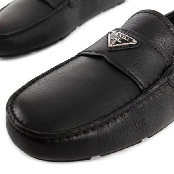 Prada Drive Leather Loafers – Image 4