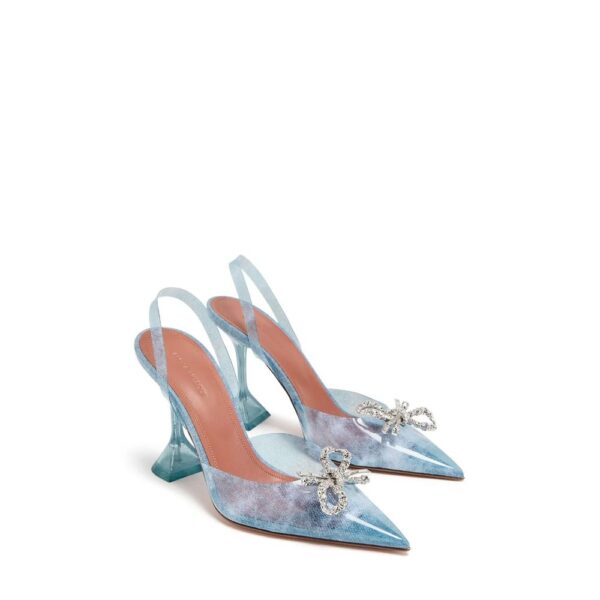 Amina Muaddi 95mm Rosie Glass Pumps – Image 2